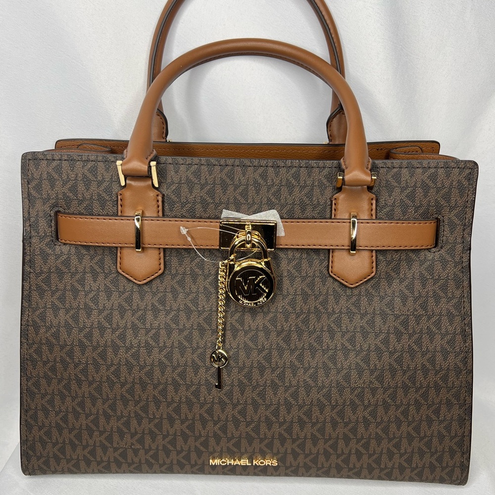 MK Signature Hamilton Medium in Brown